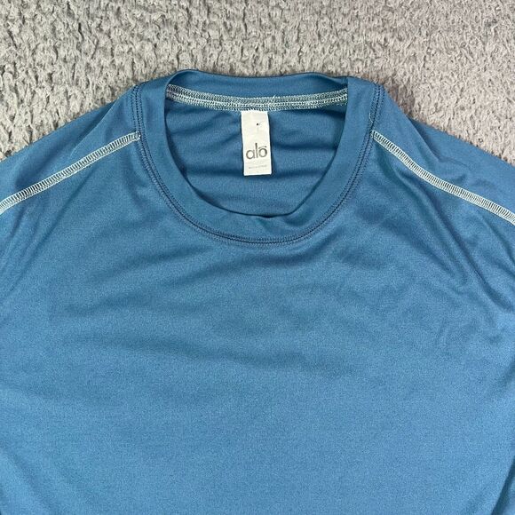 Blue Long Sleeve Men's Shirt - Picture 2 of 6